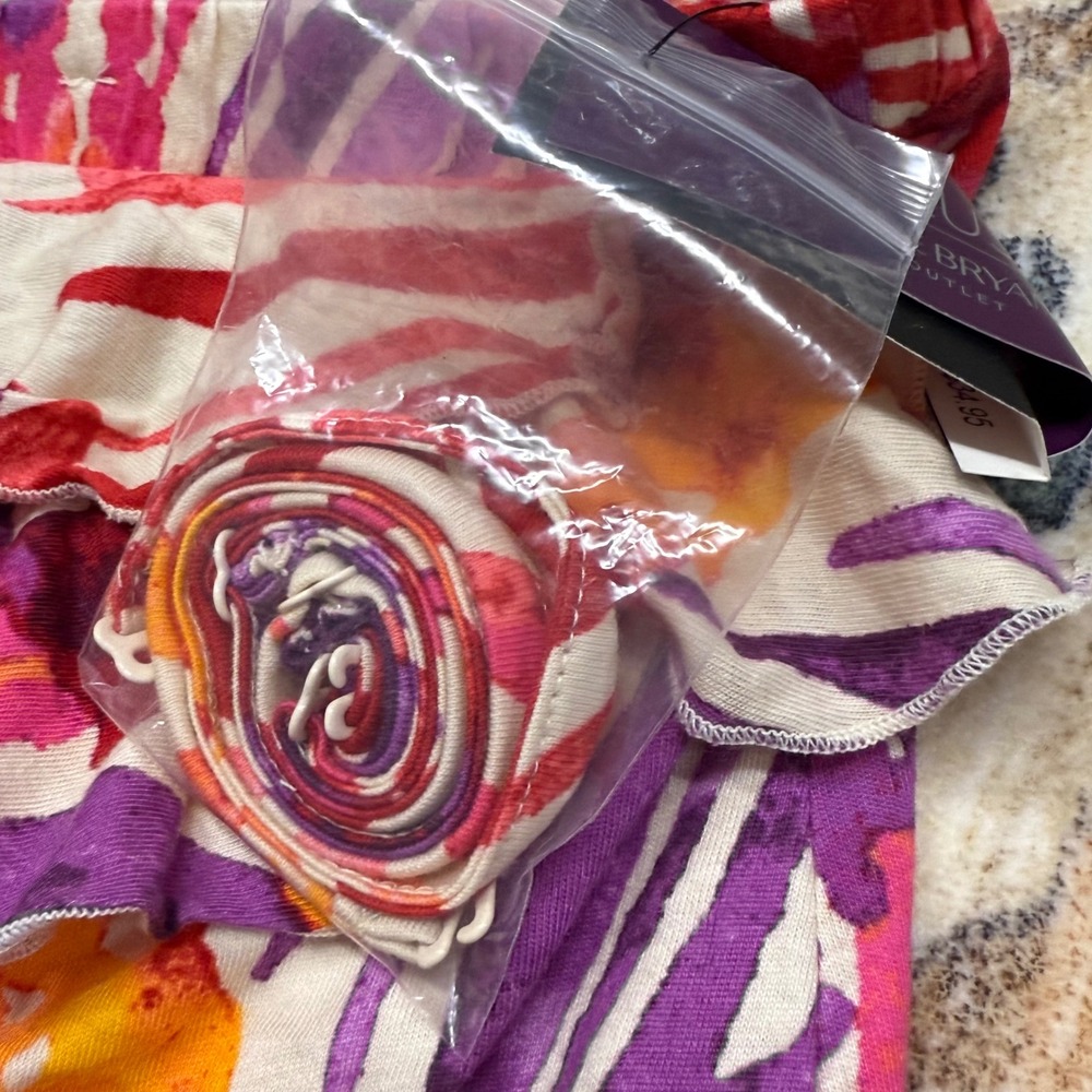 Lane Bryant Floral Print Strapless Top Skirt Colorful‎ Bohemian Style Size 14/16 - Picture 5 of 5